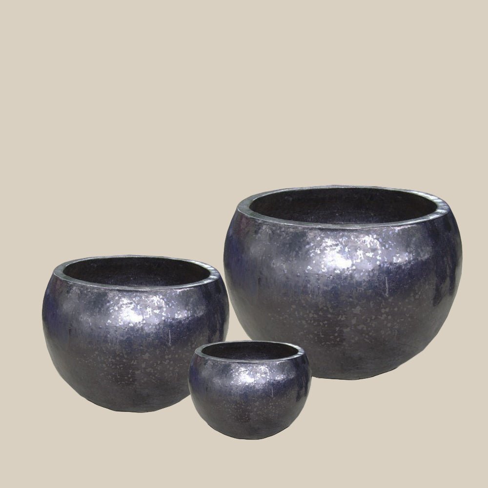 Squat Planter Set of 3 - Fourseas Pottery