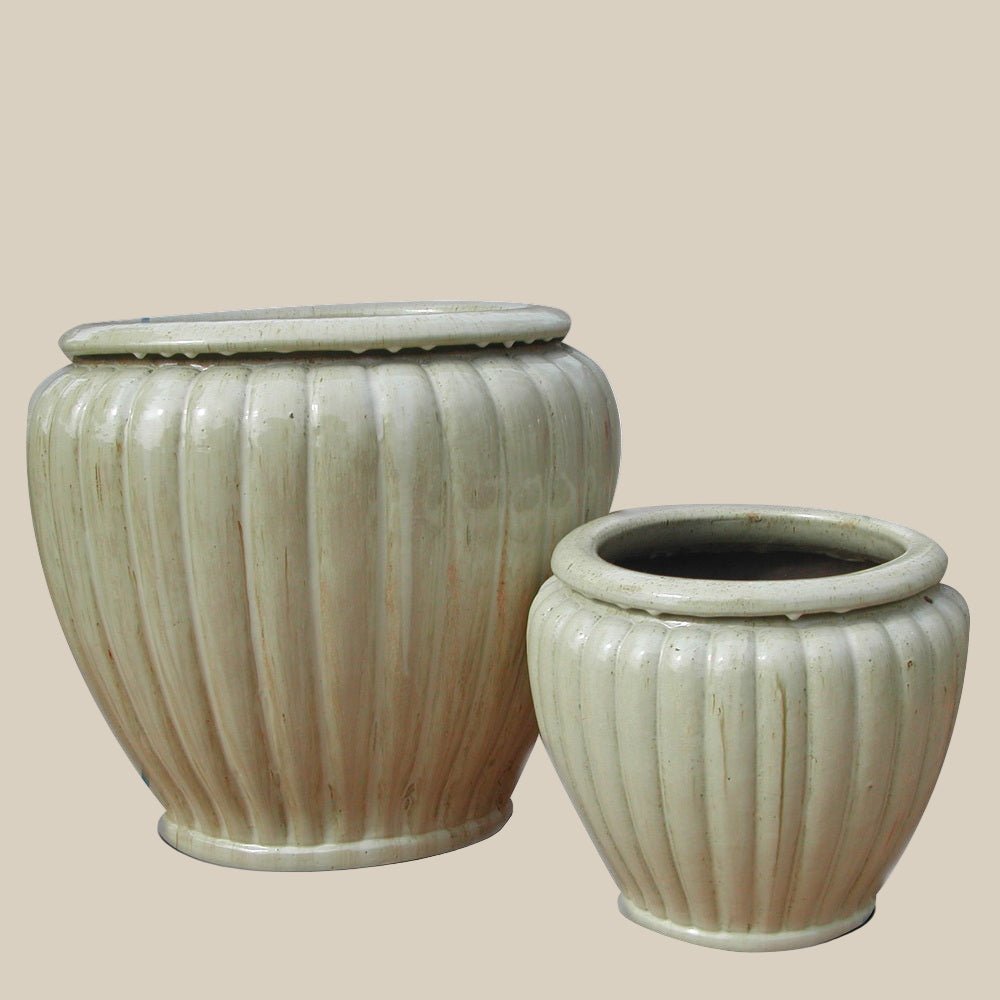 Pumpkin Planter Set - Fourseas Pottery