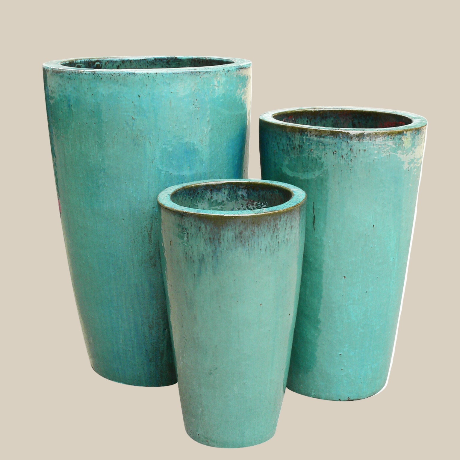 Long Pot Set of 3 - Fourseas Pottery