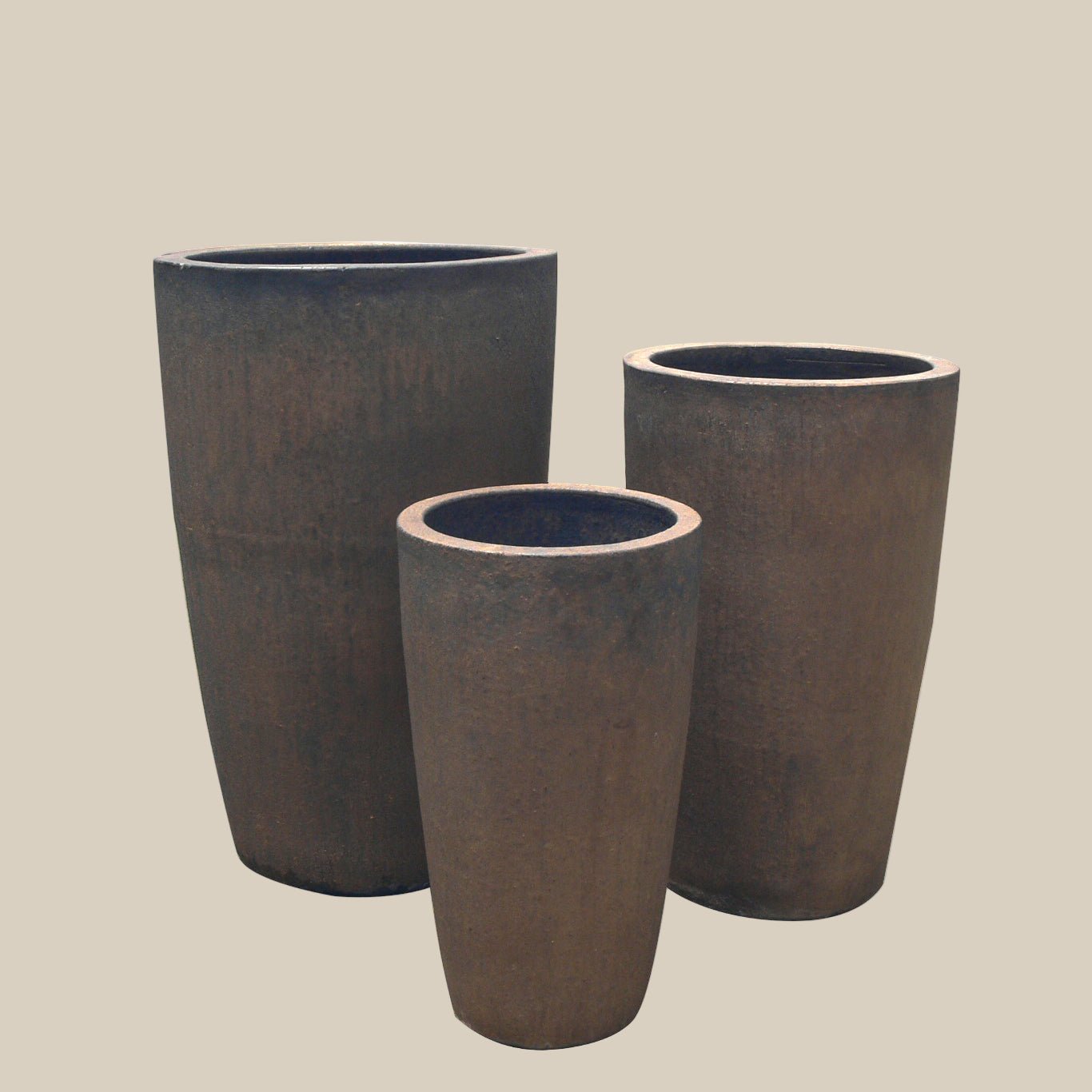 Long Pot Set of 3 - Fourseas Pottery