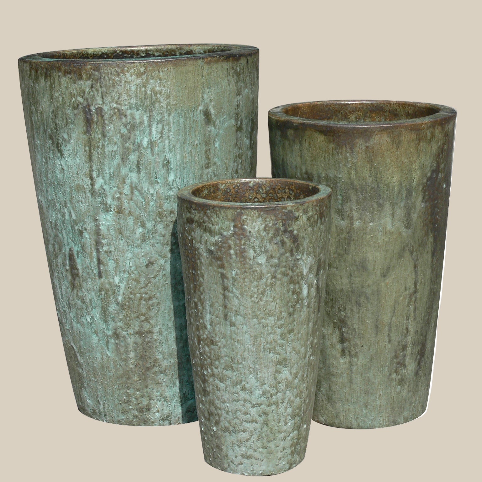 Long Pot Set of 3 - Fourseas Pottery