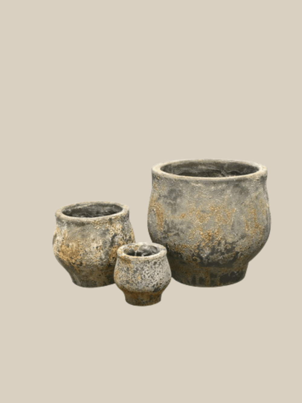 NAVEL PLANTER SET 3 - 6587AD3 - 4seas Pottery