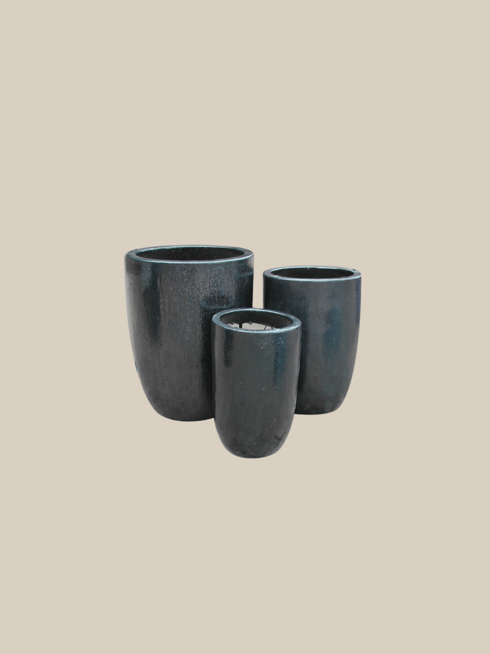 Tall U Planter Set of 3 - 3044S3 - 4seas Pottery
