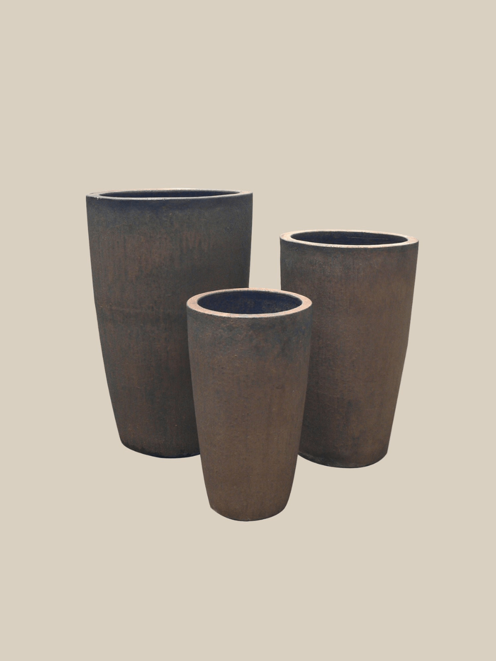 Long Pot Set of 3 - Fourseas Pottery