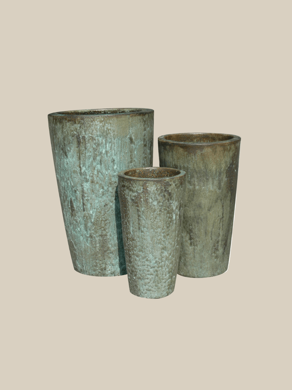 Long Pot Set of 3 - Fourseas Pottery