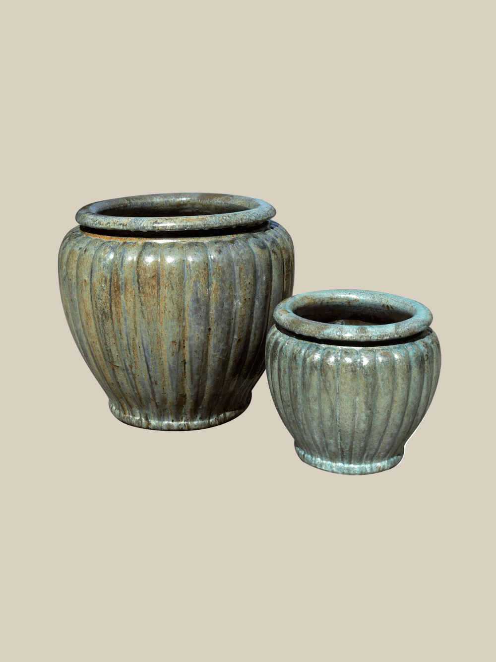 Pumpkin Planter Set - Fourseas Pottery