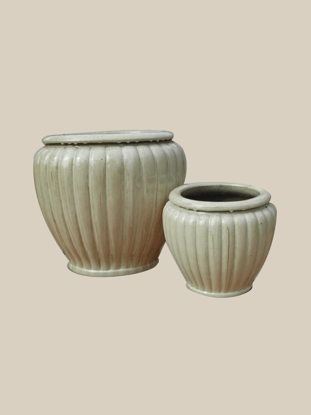 Pumpkin Planter Set - Fourseas Pottery