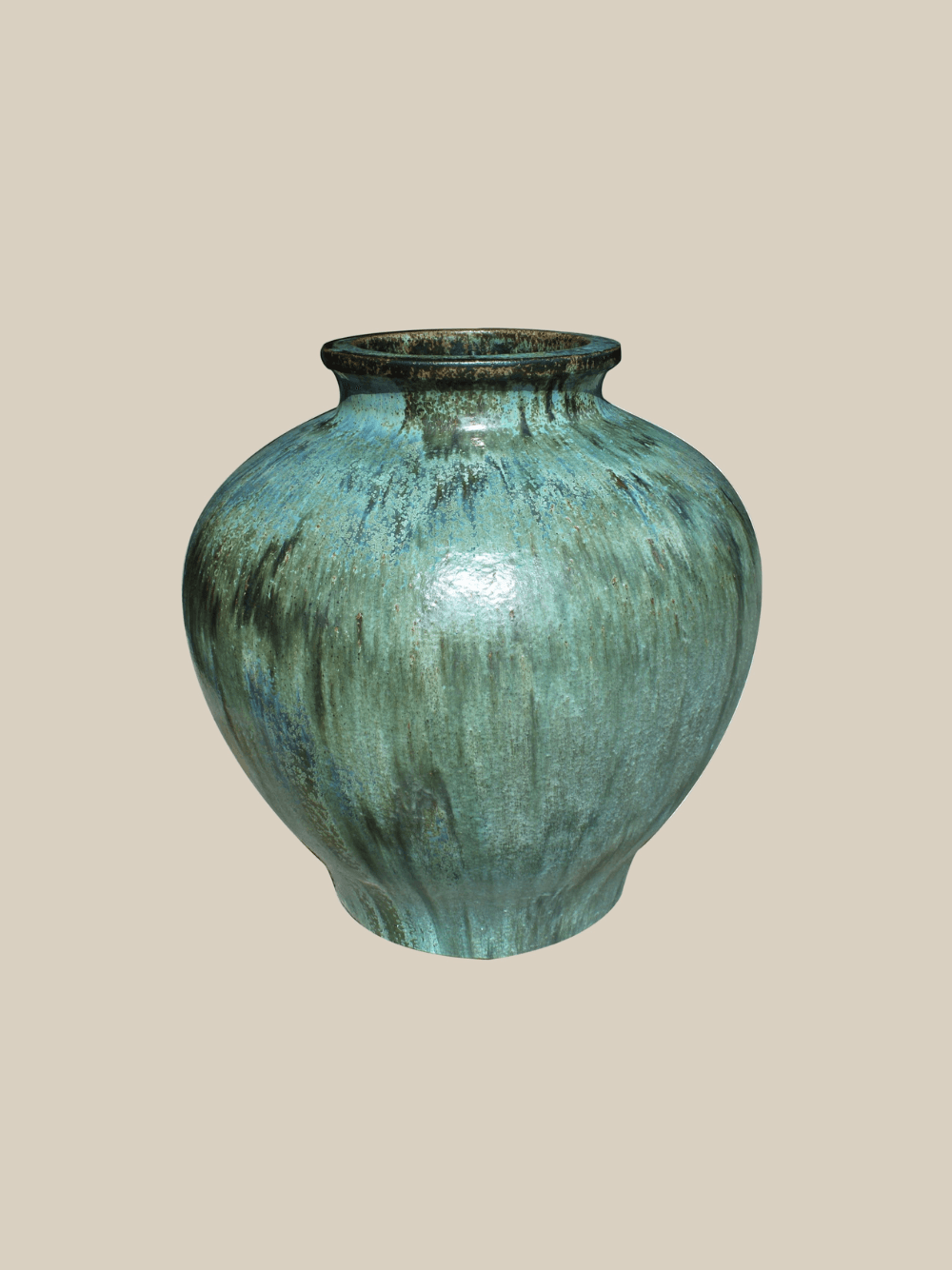 Shangrila Jar and Pipe - Fourseas Pottery