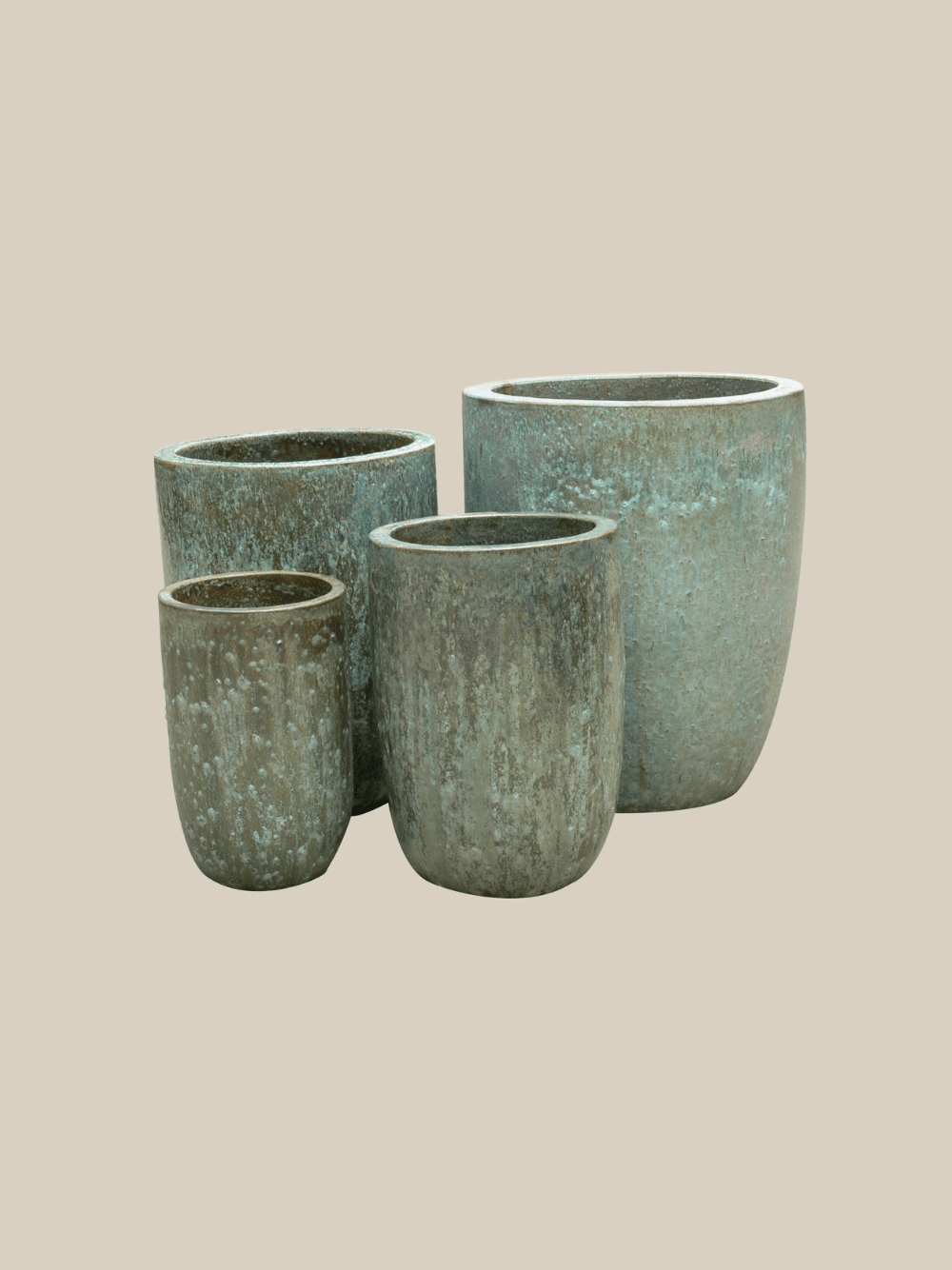 Tall U Planter Set of 3 - Fourseas Pottery