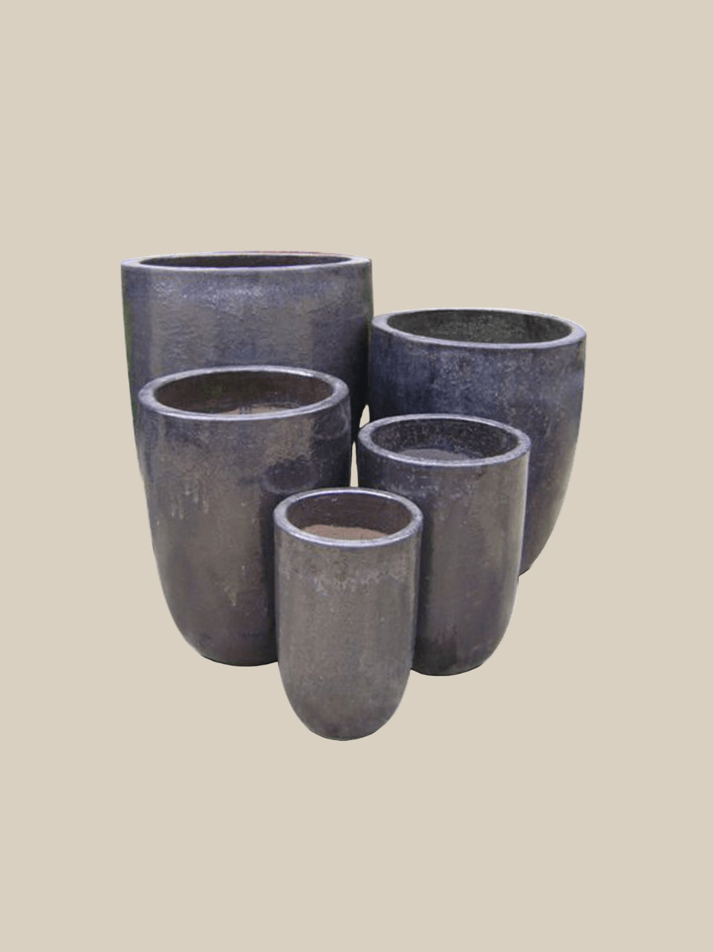 Tall U Planter Set of 3 - Fourseas Pottery