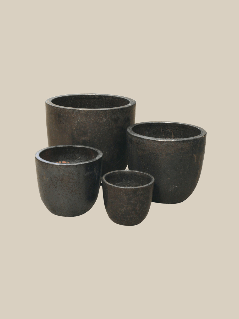 U Planter Set of 4 - Fourseas Pottery